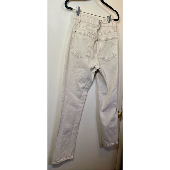 Reformation Cynthia High Rise Straight Jeans in Bone size 26 - Picture 11 of 15